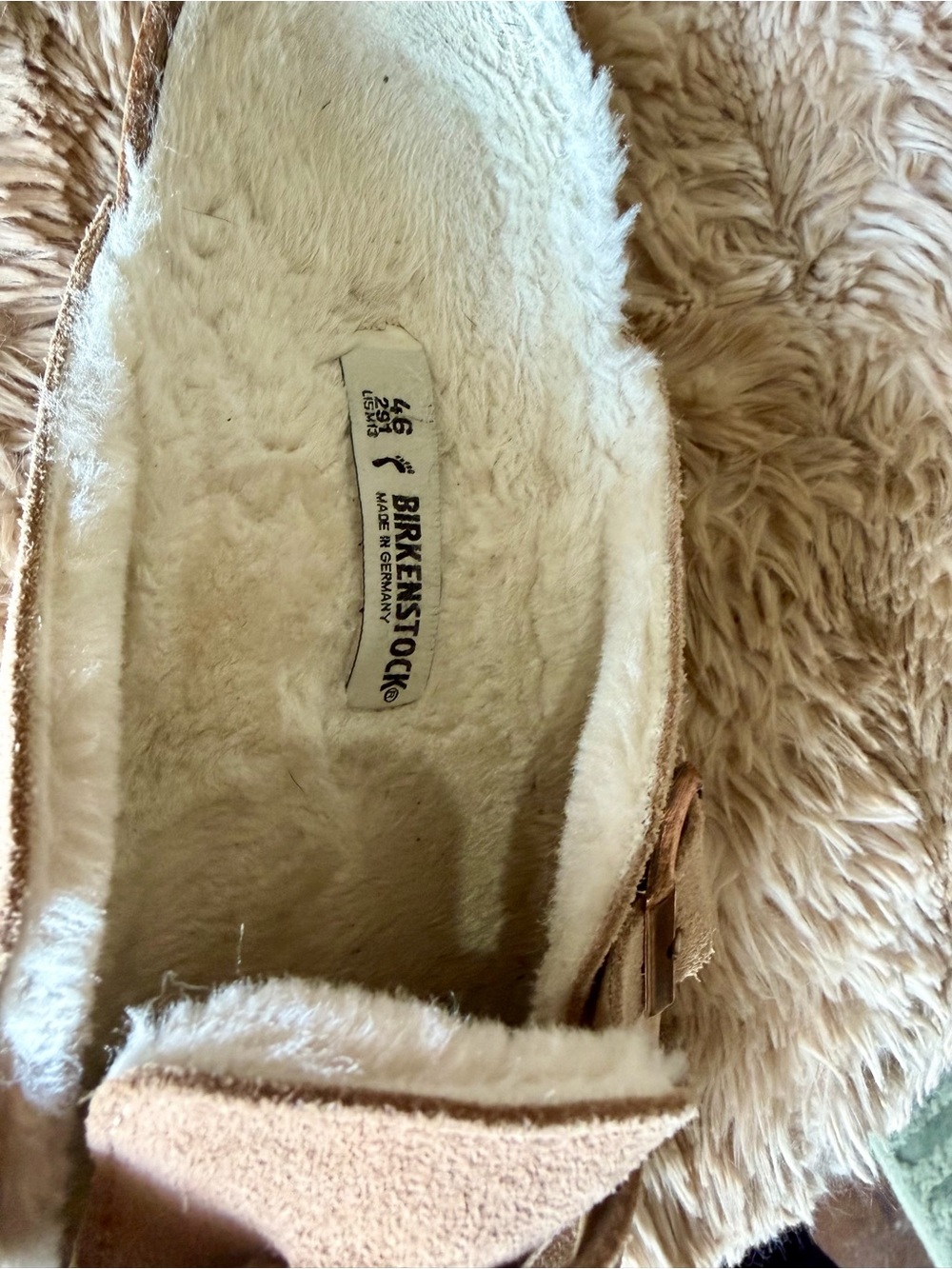 Men’s Birkenstock Boston Shearling Clogs (Size EU 46/US 13) - Picture 7 of 7